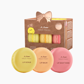 مجموعة العناية بالشفاه ماكارون مكونة من 3 قطع للعناية المكثفة بالشفاه إصدار الابتسامة، قطعة واحدة